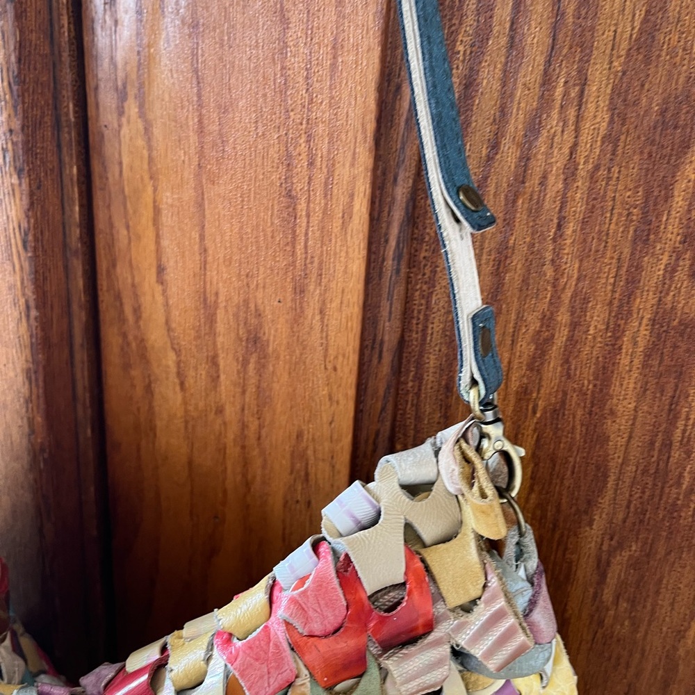 Nila Anthony Multicolor Patchwork Leather Hobo Ba… - image 7